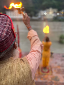 Ganga Aarti à Parmarth Niketan