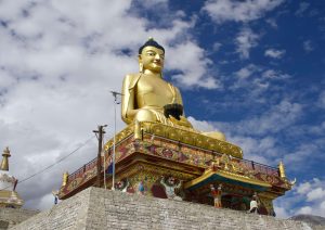 La Bouddha statue à Leh