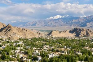 Vue sur la ville de Leh, capitale du Ladakh