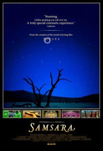Affiche du documentaire Samsara, film visuel méditatif sans paroles sur l'Inde et la spiritualité