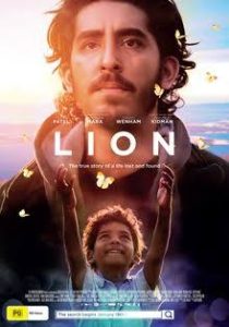 Affiche du film Lion avec Dev Patel, histoire vraie d'un indien adopté en Australie retrouvant sa famille biologique